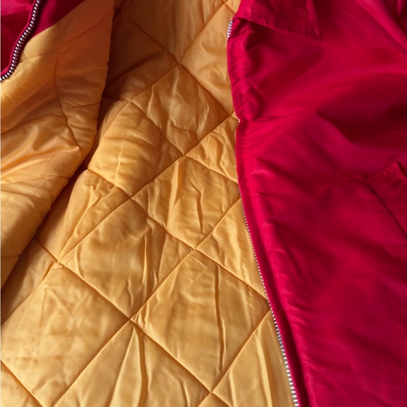 Vintage Red Quilted Jacket - Picture 12 of 13